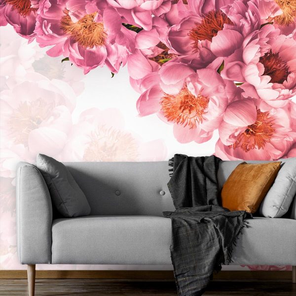 Tapeta do sypialni z kwiatami