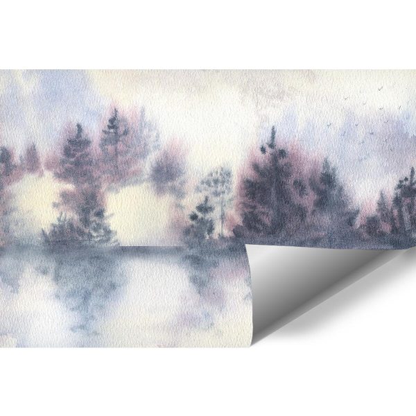 Tapeta przestrzenna z krajobrazem