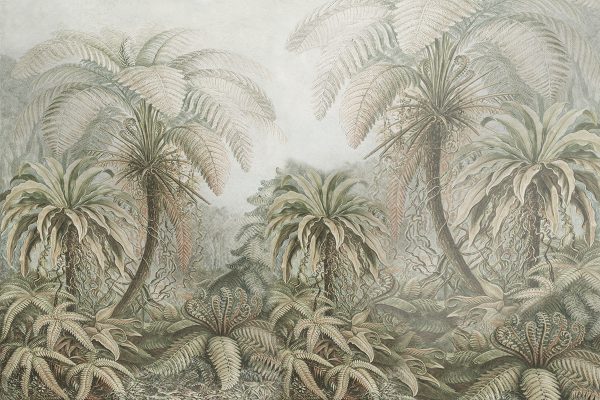 Tapeta z florą jurajską