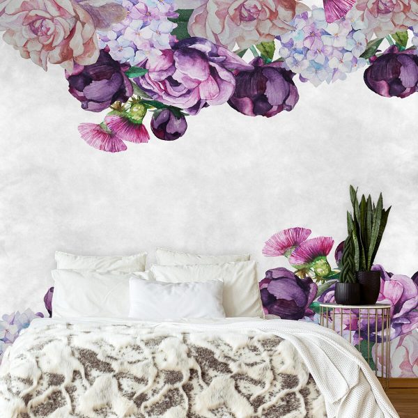 tapeta z kwiecistym wzorem