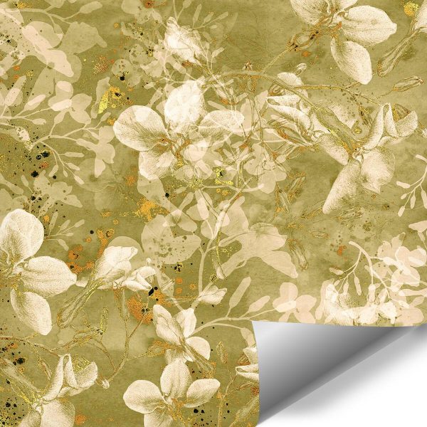 tapeta z motywem kwiatów