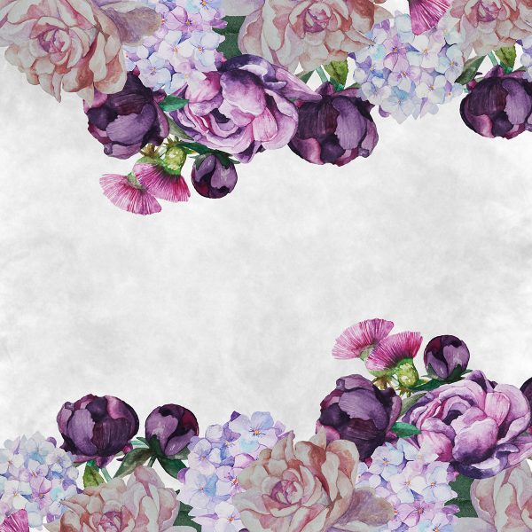 tapeta z motywem kwiatów