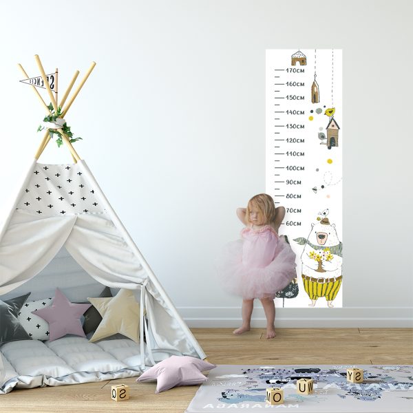 Miarka wzrostu na ścianę