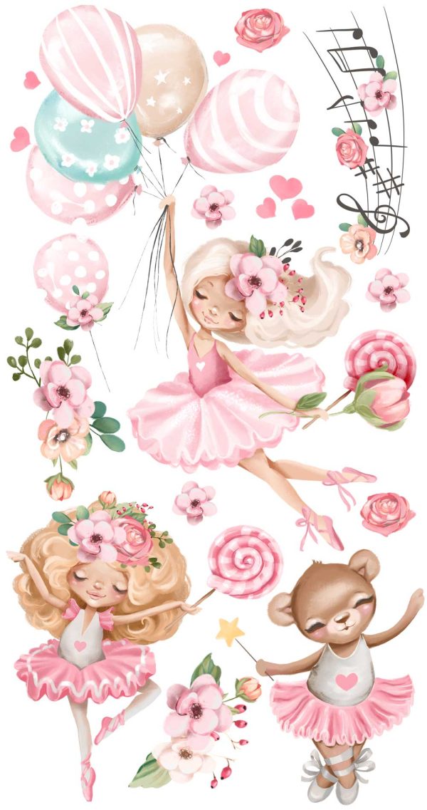 Naklejka z tancerką