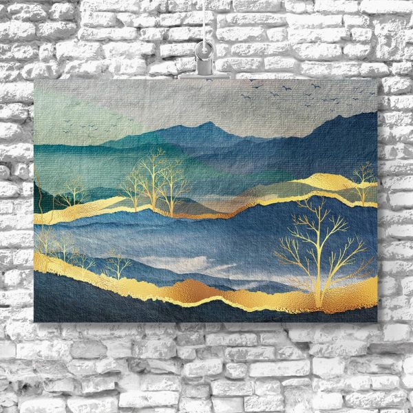 Obraz przestrzenny w pejzażem