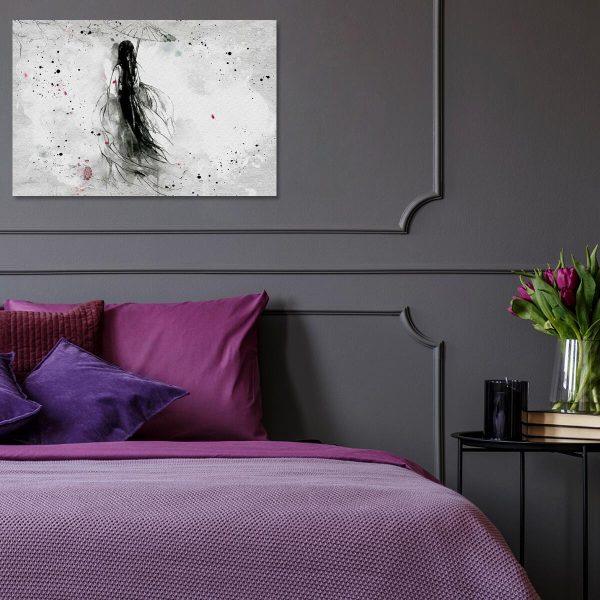 Obraz z długowłosą Japonką