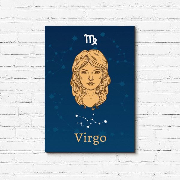 Obraz z gwiazdozbiorem Panny - znak zodiaku