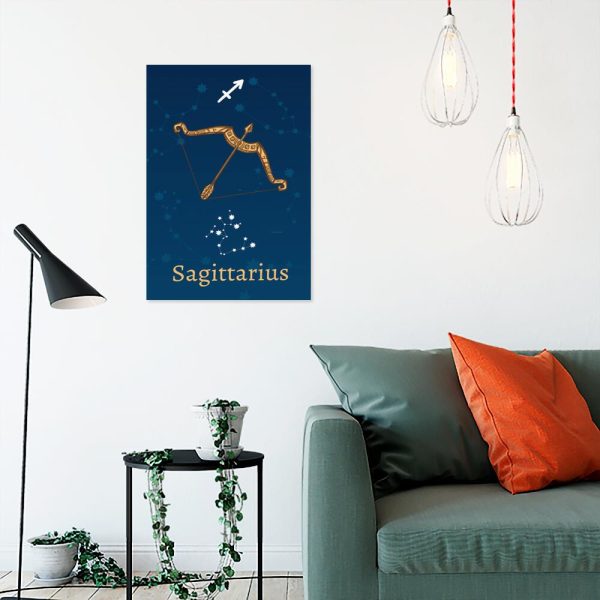 Obraz z gwiazdozbiorem Strzelca