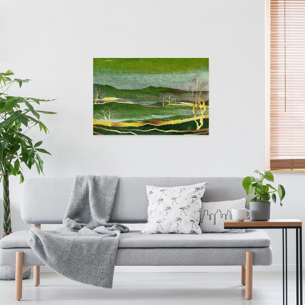 Obraz z widokiem na pogórze