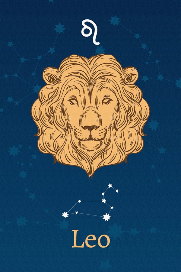 Obraz ze znakiem Lwa