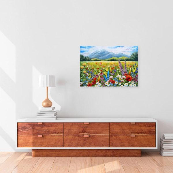 Obraz górską halą