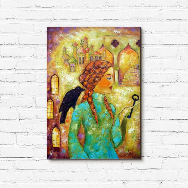 Obraz z kobietą