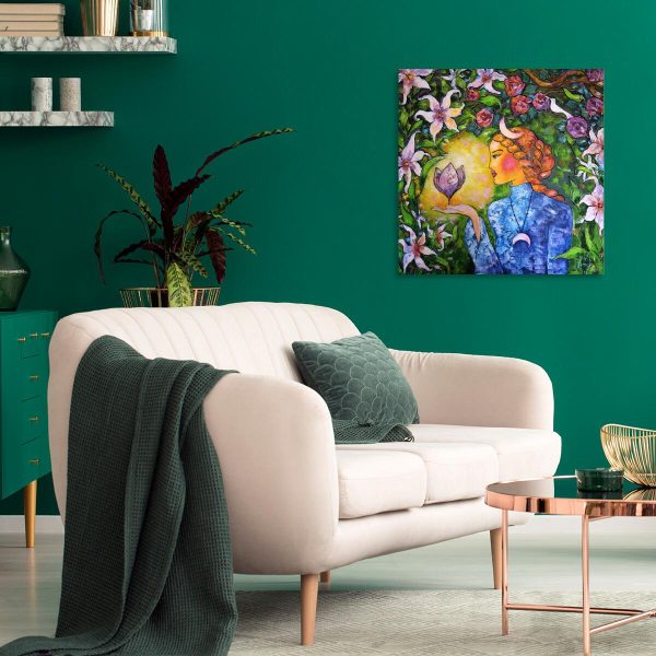 Obraz z motywem kobiety