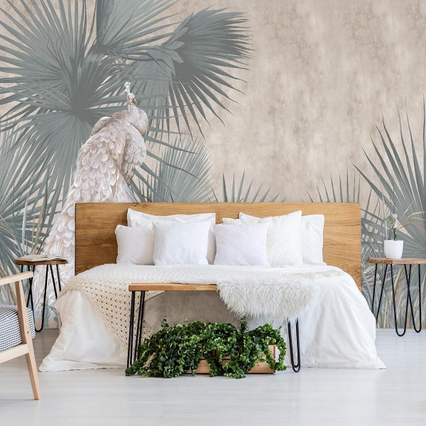 Foto-tapeta z motywem pawi