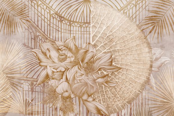 Tapeta konstrukcja palmiarni