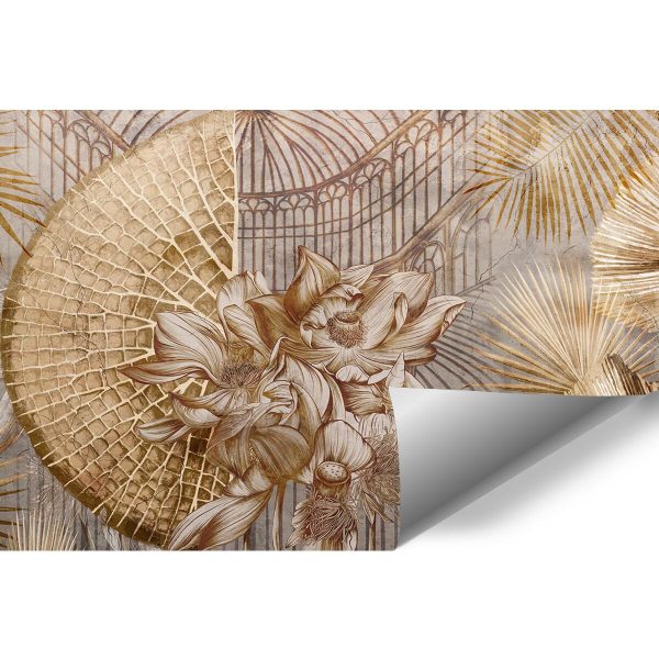 Tapeta z motywem roślin tropikalnych