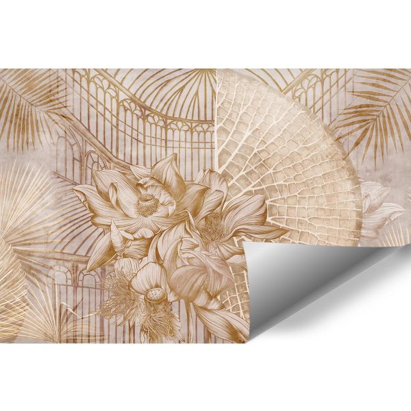 Tapeta z ogrodem zimowym