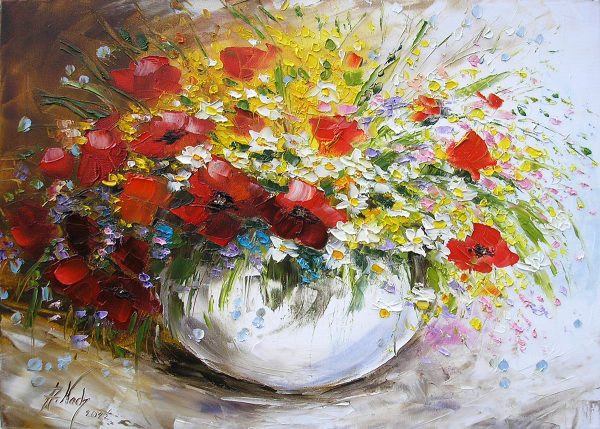 Kopia obrazu z polnymi kwiatuszkami