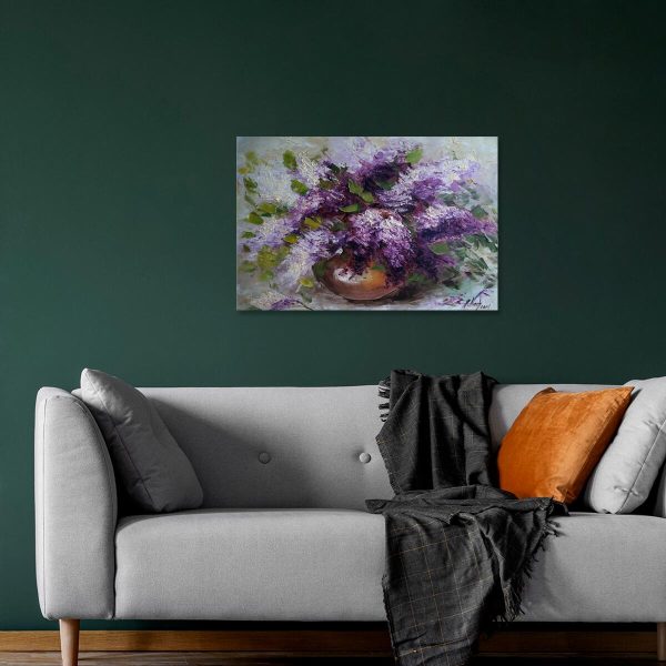 Obraz fioletowe kwiaty
