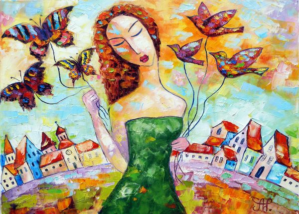 Obraz młoda dziewczyna