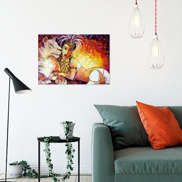 Obraz z księżniczką