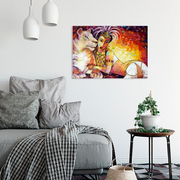 Obraz z księżniczką wschodu