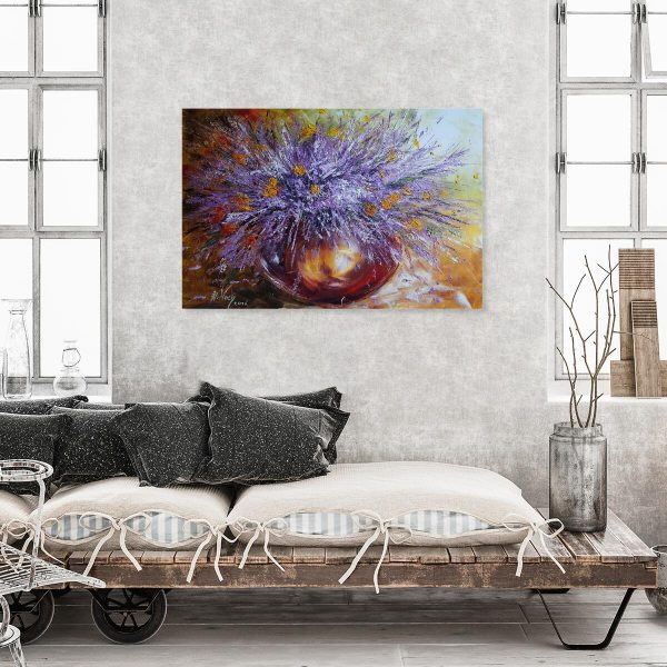 Obraz z motywem wrzosu