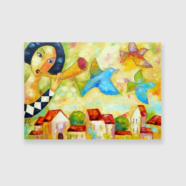 Reprodukcja obrazu z Eolem i ptakami