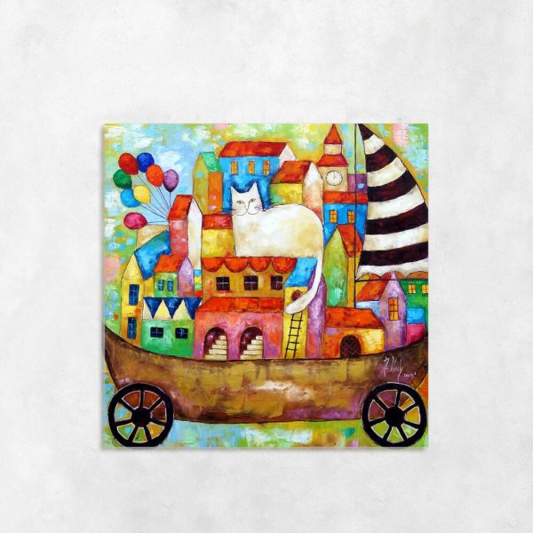 Kopia obrazu z kotem