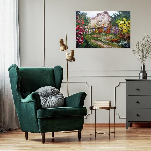 Obraz z dzikim ogrodem