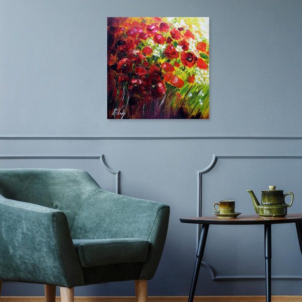 Obraz z łanem maków