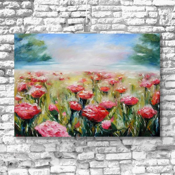 Obraz z motywem maków