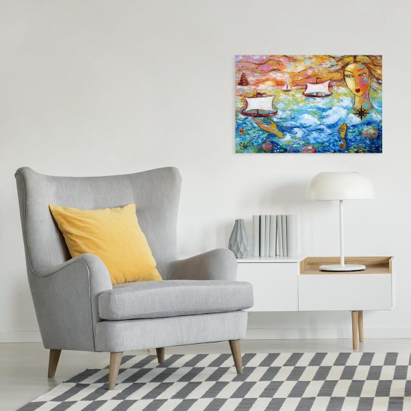 Obraz z motywem marynistycznym