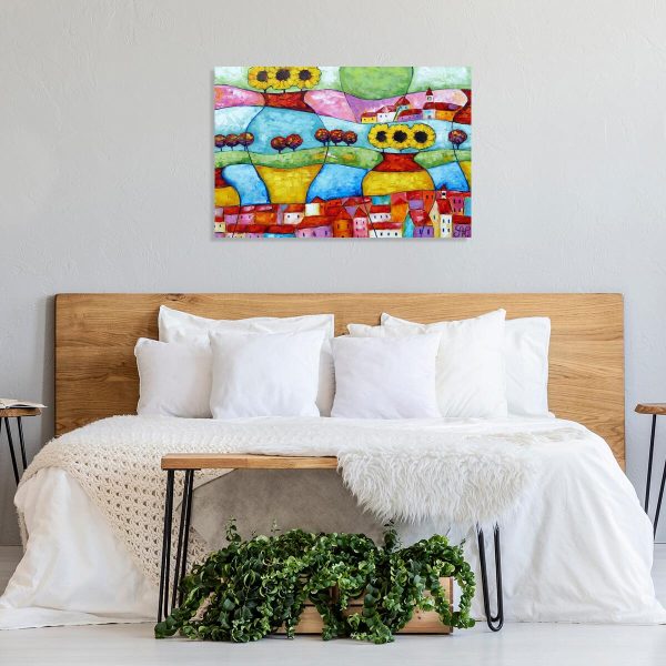 Obraz z motywem miasta