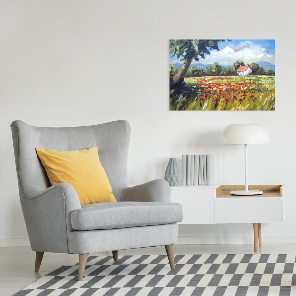 Obraz z polem maków