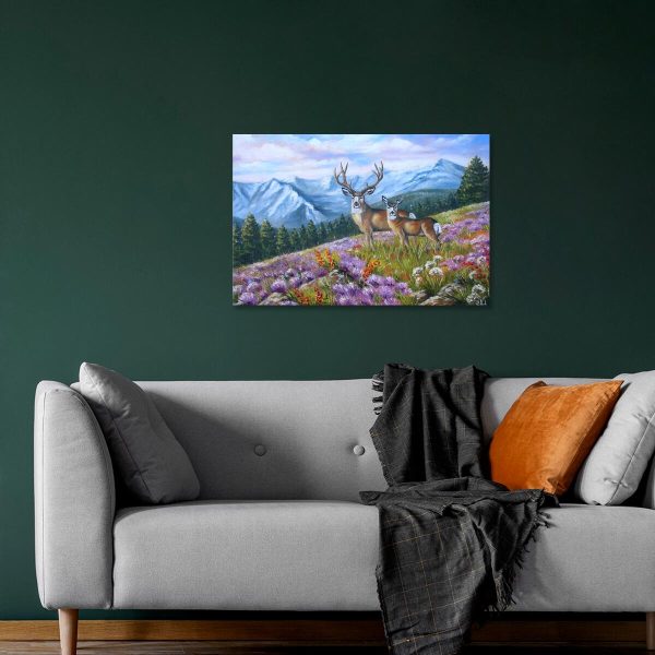 Obraz z widokiem na góry