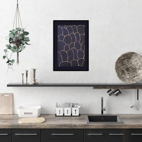 Dekoracja papierowa z abstrakcją