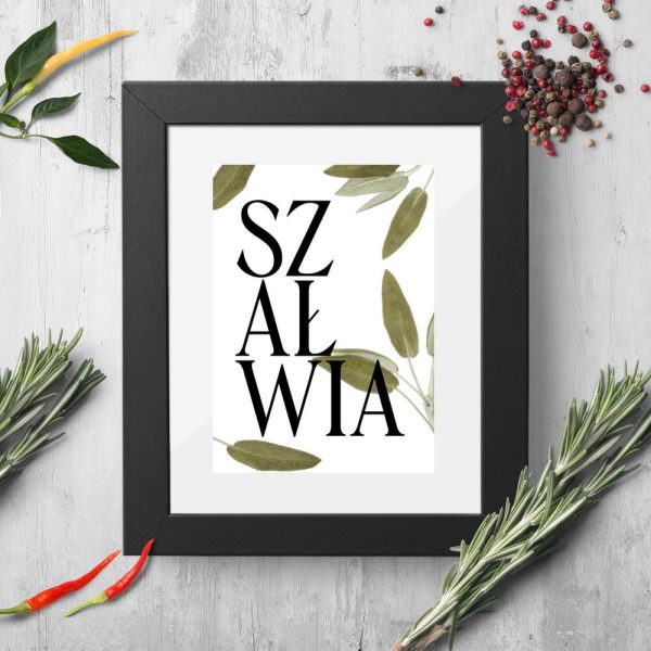 plakat kartka z zielnika