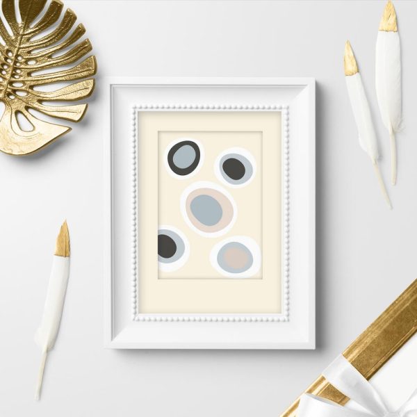 plakat przedstawiający abstrakcję