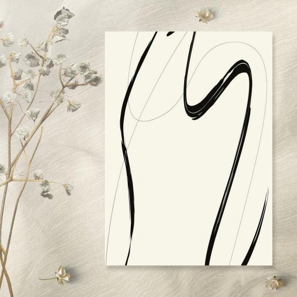 Plakat - rycina z abstrakcją