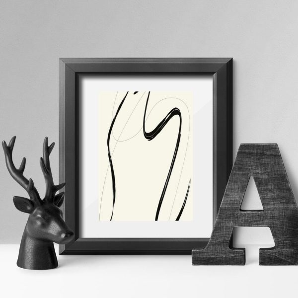 Plakat - rysunek z abstrakcją