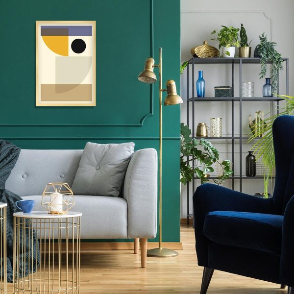 Plakat z abstrakcją