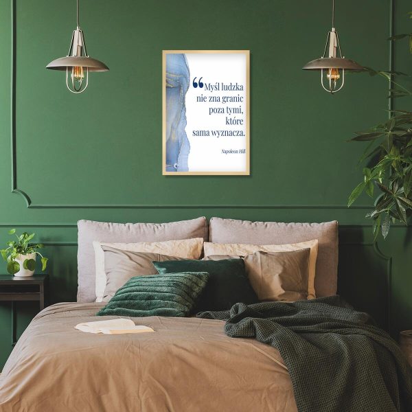 Plakat z cytatem Hilla