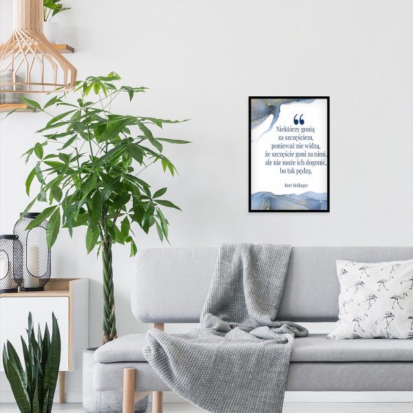 Plakat z motto życiowym