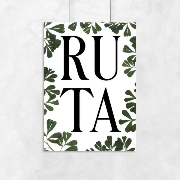 plakat z napisem ruta