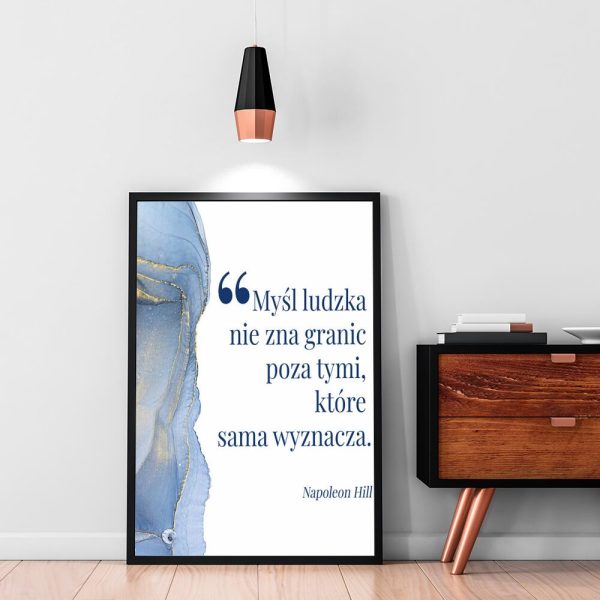 Plakat z typografią