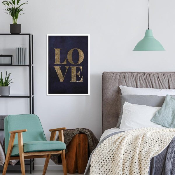 Plakat z wyrazami miłości