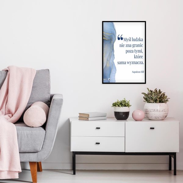 Plakat ze słowami Hilla