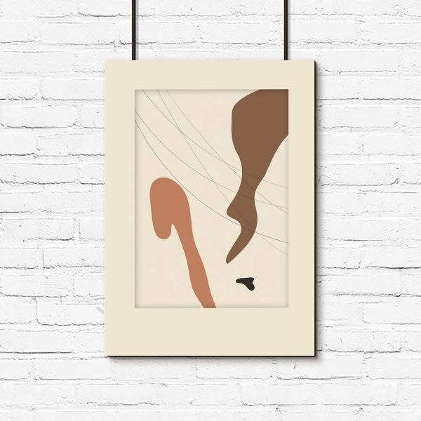 Plakat z abstrakcją