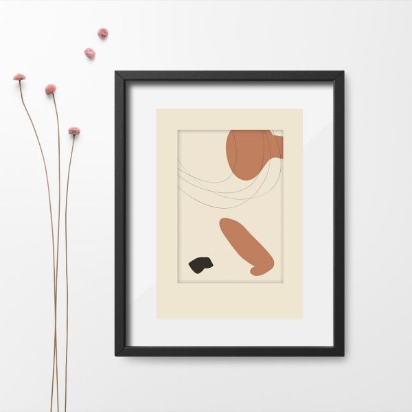 Plakat z abstrakcją